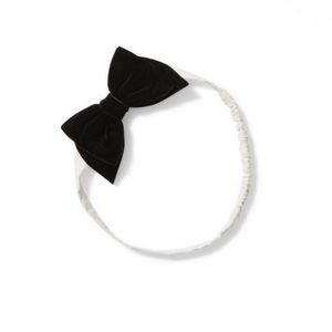 Janie and Jack Baby Velvet Soft Bow Headband